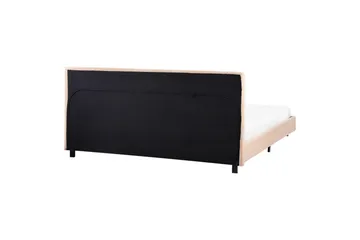Vattensäng Albi - Beige, svart/Bouclé, 180x200 cm - Möbler - Säng - Vattensängar