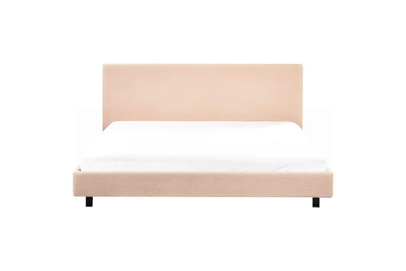 Vattensäng Albi - Beige, svart/Bouclé, 180x200 cm - Möbler - Säng - Vattensängar