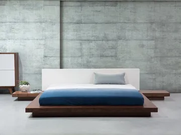 Zen Vattensäng 180x200 cm i Trä med Konstläderbakstycke - Brun - Möbler - Säng - Vattensängar