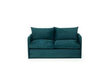 2-sits bäddsoffa Rubby (148 x 70 x 66 cm) Petrolgrön - Petrolgrön - Möbler - Soffa - Bäddsoffa