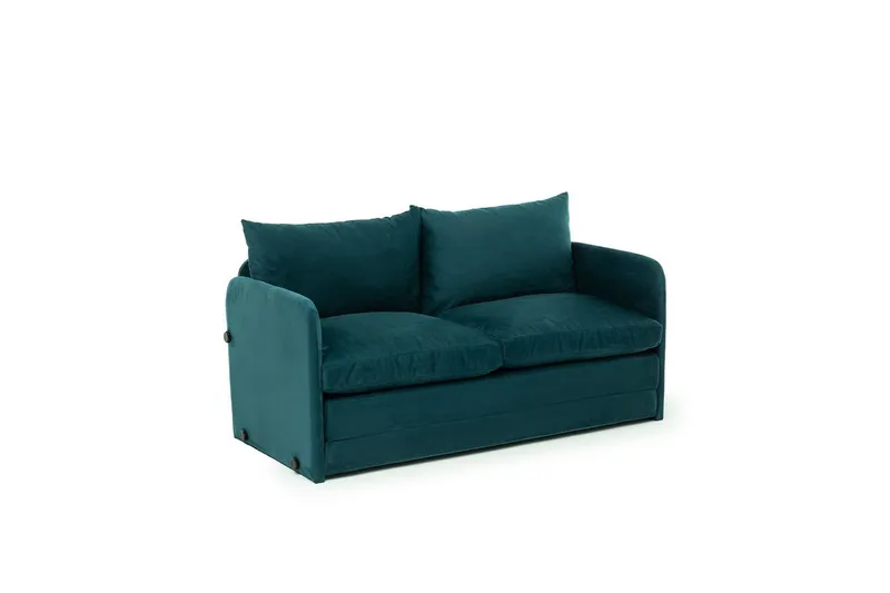 2-sits bäddsoffa Rubby (148 x 70 x 66 cm) Petrolgrön, Petrolgrön