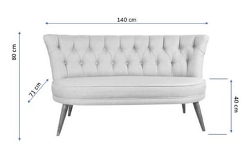 Barnello 2-Sits Soffa - Röd - Möbler - Soffa - 2 sits soffa