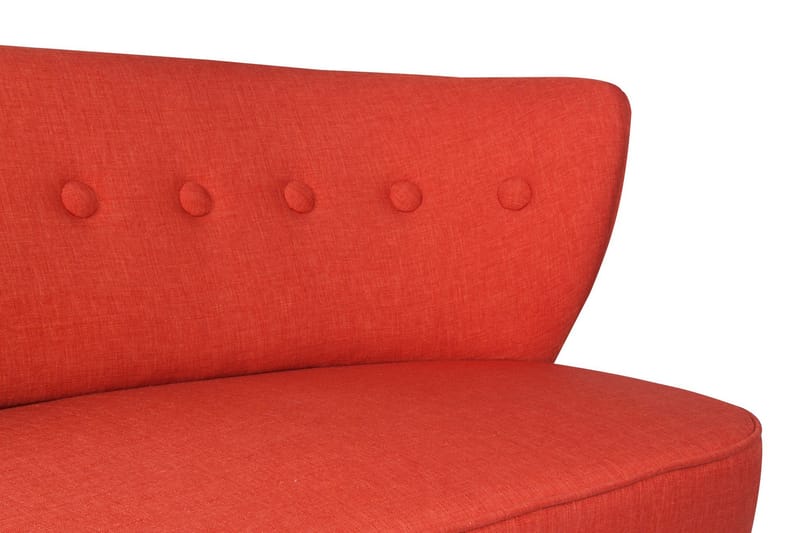 Clivocast 2-Sits Soffa - Röd - Möbler - Soffa - 2 sits soffa