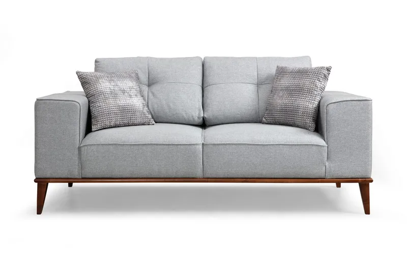 Dubar 2-Sits Soffa, Grå