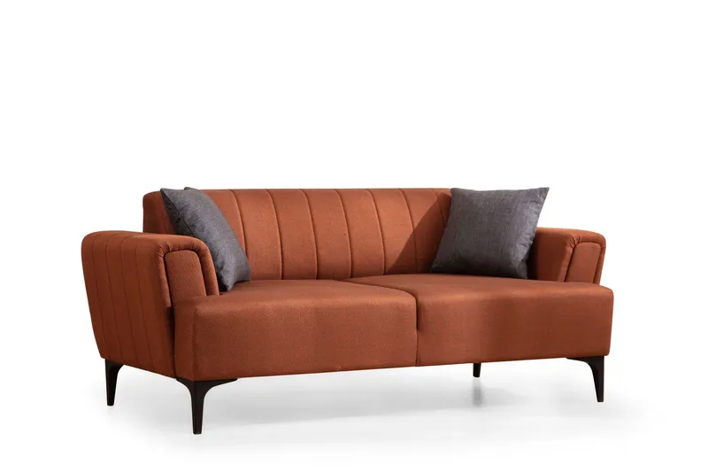 Lilesville 3-sits Soffa, Röd