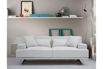 Lums 2-sits Soffa 200 cm i Tyg - Benvit - Möbler - Soffa - 2 sits soffa