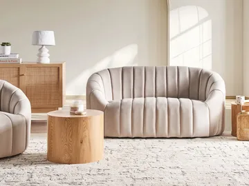 2-sits soffa Malung - Beige - Möbler - Soffa - Sammetssoffa