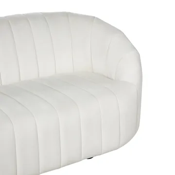 2-sits soffa Malung - Off-White - Möbler - Soffa - Sammetssoffa