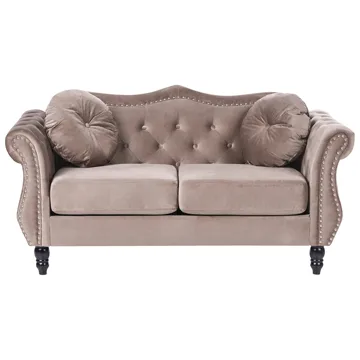 2-sits soffa Skien - Taupe - Möbler - Soffa - 2 sits soffa
