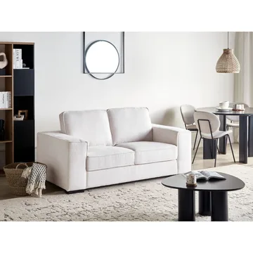 2-sits soffa Vikran - Vit, Svart - Möbler - Soffa - 2 sits soffa