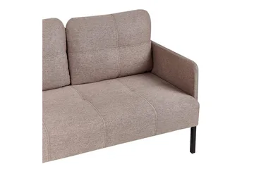 2-sitssoffa Lahti Brun, Svart - Brun, Svart - Möbler - Soffa - 2 sits soffa