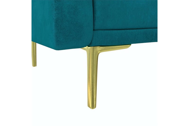 2-sitssoffa Marseille Smaragdgrön - Smaragdgrön - Möbler - Soffa - Sammetssoffa