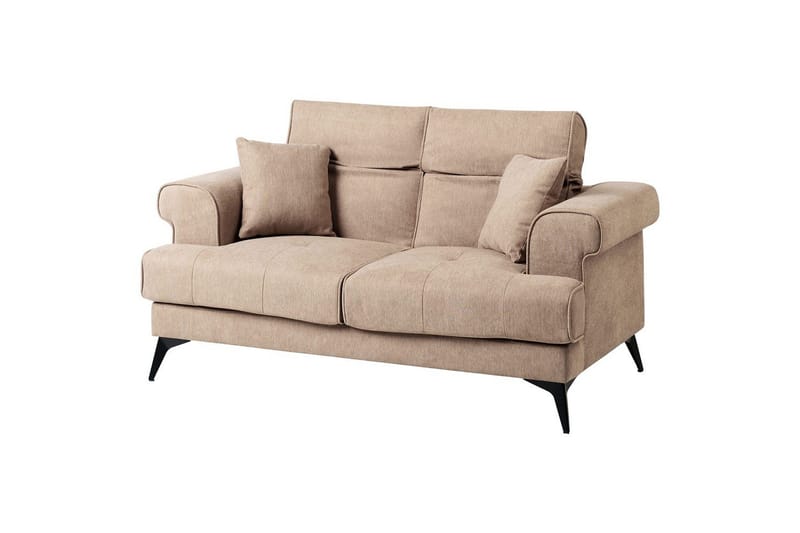 2-sitssoffa Skive Brun, Svart - Brun - Möbler - Soffa - 2 sits soffa