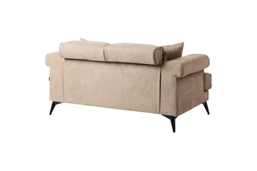 2-sitssoffa Skive Brun, Svart - Brun - Möbler - Soffa - 2 sits soffa