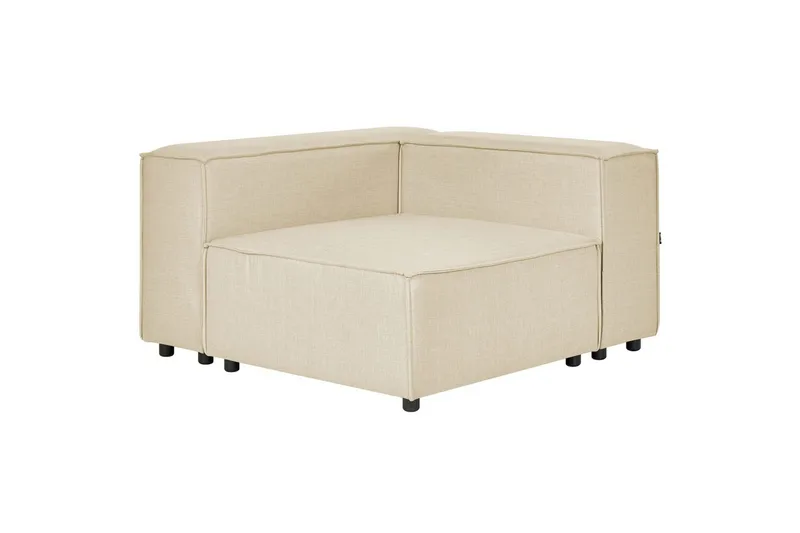 3-sits Hörnsoffa med fotpall Aprica Högervänd - Högervänd - Möbler - Soffa - Divansoffor & schäslongsoffa
