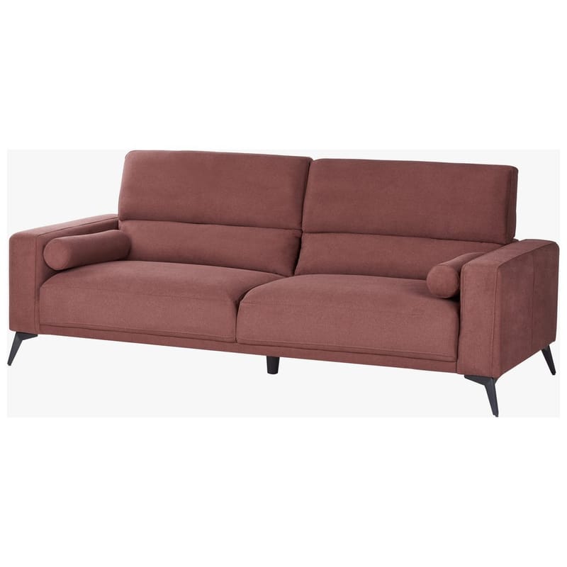 3-sits soffa Ange - Röd, Svart/Polyester - Möbler - Soffa - 3 sits soffa