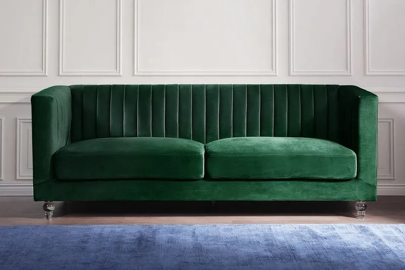 Arvika Soffa 2-4 Sits - Grön - Möbler - Soffa - 3 sits soffa