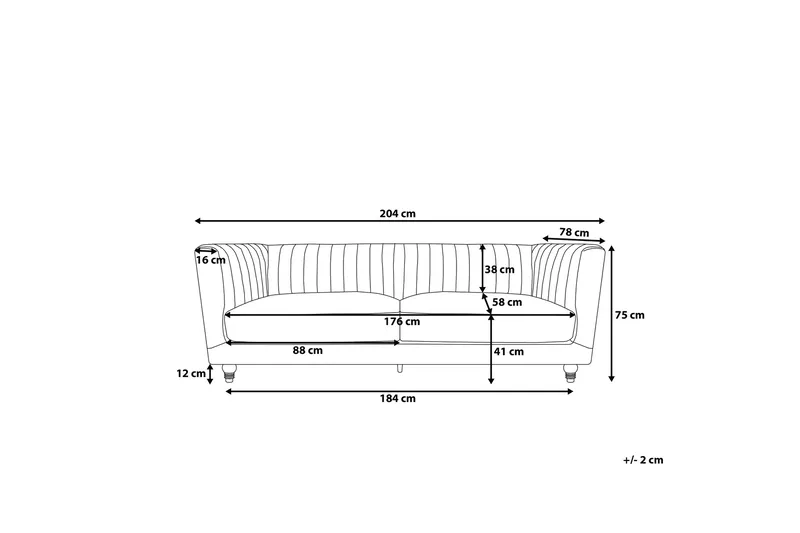 Arvika Soffa 2-4 Sits - Grön - Möbler - Soffa - 3 sits soffa