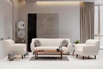 Ennadai Soffa 3-sits - Beige - Möbler - Soffa - 3 sits soffa