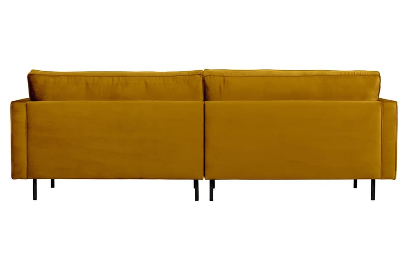 Lissbon 3-sits Sammetssoffa 275 cm - Gul - Möbler - Soffa - 3 sits soffa