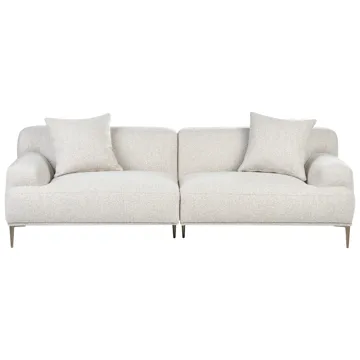 3-sits soffa Matila i Bouclé - Vit - Möbler - Soffa - 3 sits soffa