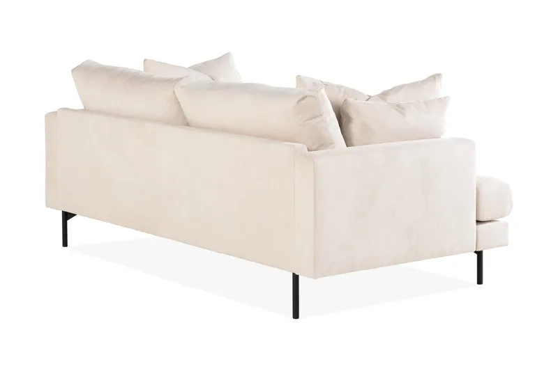 Menard 3-sits Djup Manchestersoffa - Beige - Möbler - Soffa - 3 sits soffa
