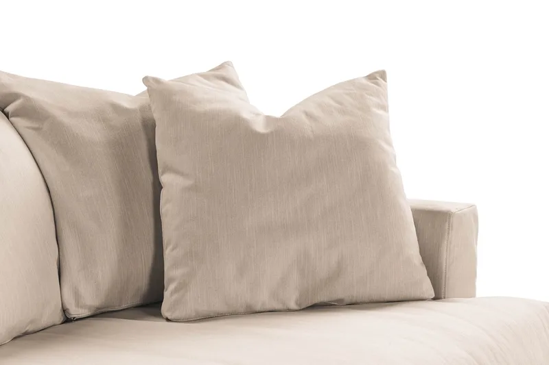 Menard 3-sits Djup Tygsoffa - Beige - Möbler - Soffa - 3 sits soffa