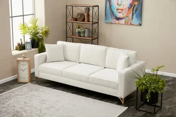 Retzow Soffa 3-sits - Beige - Möbler - Soffa - 3 sits soffa