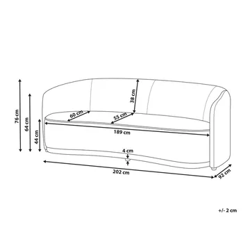 3-sits soffa Roset - Grå - Möbler - Soffa - 3 sits soffa
