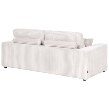 3-sits soffa Sandora - Vit, Svart - Möbler - Soffa - 3 sits soffa