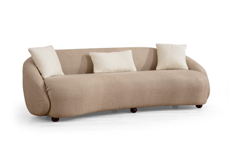Scone Soffa 3-sits - Brun|Bouclé - Möbler - Soffa - 3 sits soffa