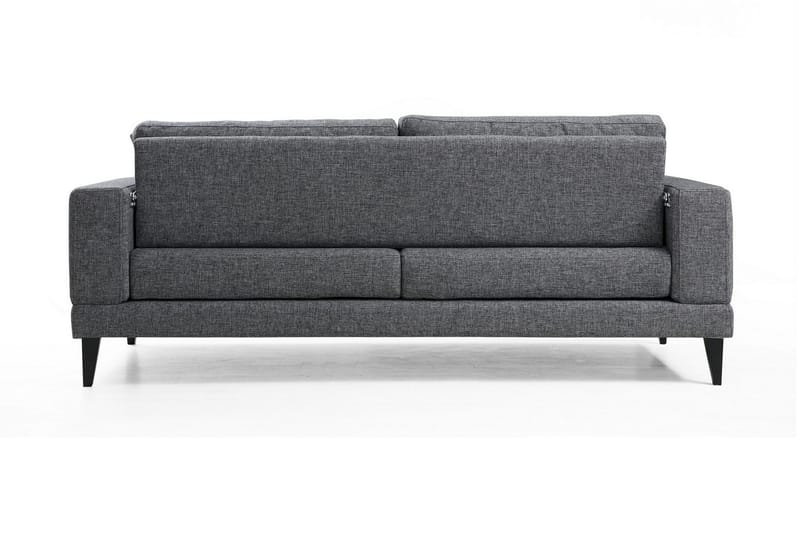 Selder Bäddbar Djup Bäddsoffa i Tyg - Grå - Möbler - Soffa - Bäddsoffa - Bäddsoffa 3 sits