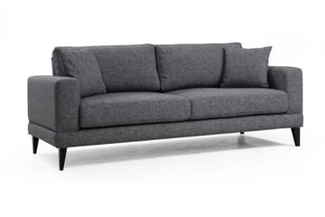 Selder Bäddbar Djup Bäddsoffa i Tyg - Grå - Möbler - Soffa - Bäddsoffa - Bäddsoffa 3 sits