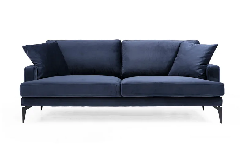 Sowka 3-Sits Soffa, Blå
