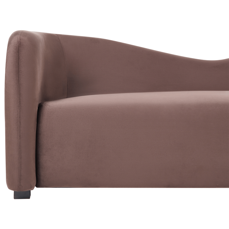 3-sits soffa Veltada - Mörkbrun - Möbler - Soffa - Sammetssoffa