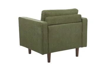 3-sits Soffgrupp Nurmo Grönt/mörkt trä - Grönt/mörkt trä - Möbler - Soffa - Soffgrupp