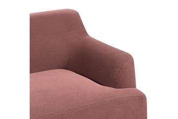 3-sitssoffa Sosjo Rött, ljust trä - Rött, ljust trä - Möbler - Soffa - 3 sits soffa