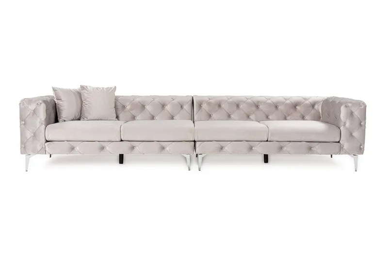 Beachport Soffa 4-sits, Ljusgrå