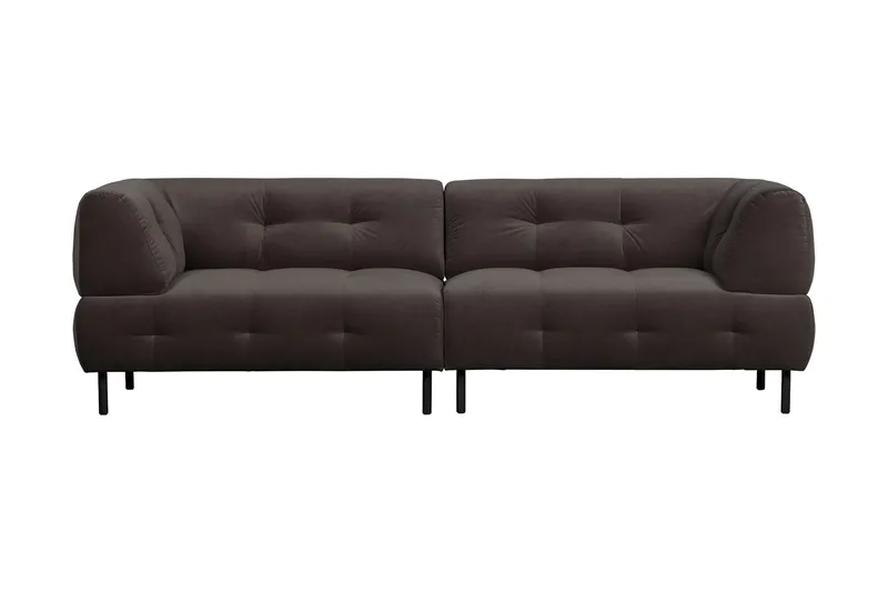 Ranta 4-Sits Soffa, Mörkbrun