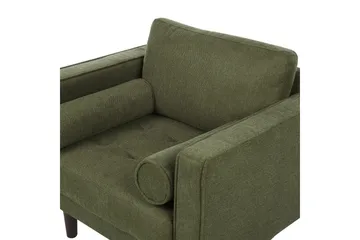 4-sits Soffgrupp Nurmo Grönt/mörkt trä - Grönt/mörkt trä - Möbler - Soffa - Soffgrupp