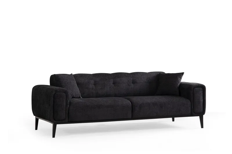 Adelphe Bäddsoffa 4-sits, Svart