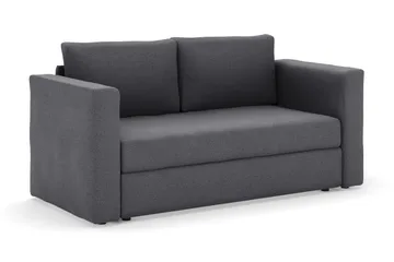 Alnaryd 2-3-sits Bäddsoffa med Fällbart Armstöd - Grå - Möbler - Soffa - Bäddsoffa