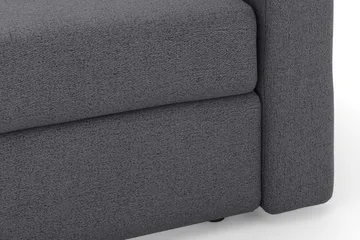 Alnaryd 2-3-sits Bäddsoffa med Fällbart Armstöd - Grå - Möbler - Soffa - Bäddsoffa