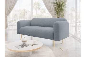 Alros Soffa 2-sits - Grå - Möbler - Soffa - Sammetssoffa