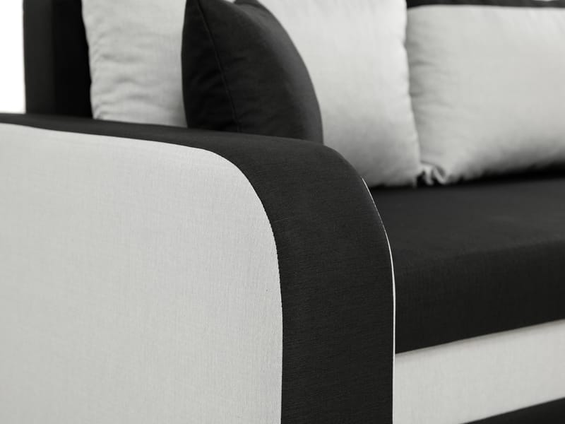 Alvared 3-sits Vänstervänd L-formad Divansoffa med Förvaring i Bouclé - Beige - Möbler - Soffa - Divansoffor & schäslongsoffa