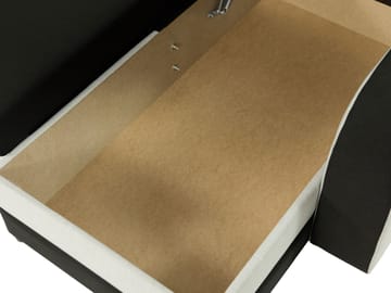 Alvared 3-sits Vänstervänd L-formad Divansoffa med Förvaring i Bouclé - Rostbrun - Möbler - Soffa - Divansoffor & schäslongsoffa