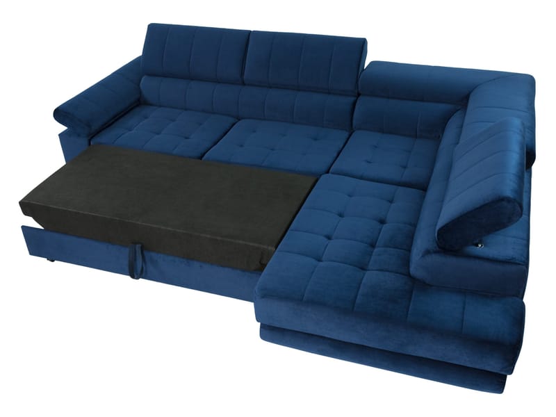 Amshyttan Bäddsoffa med Schäslong 4-sits - Lila - Möbler - Soffa - Bäddsoffa