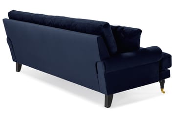 Andrew 3-sits Sammetssoffa - Blå - Möbler - Soffa - Sammetssoffa