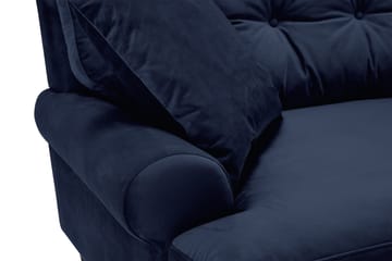 Andrew 3-sits Sammetssoffa - Blå - Möbler - Soffa - Sammetssoffa