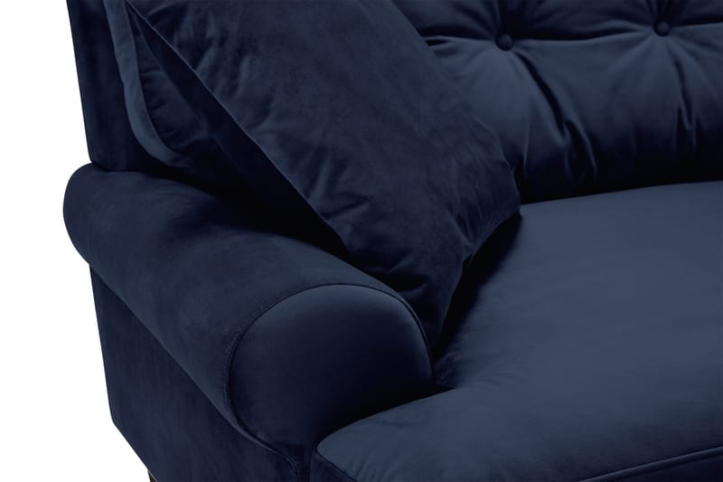 Andrew 3-sits Sammetssoffa - Blå - Möbler - Soffa - Sammetssoffa